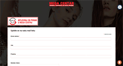 Desktop Screenshot of megacentar.ba